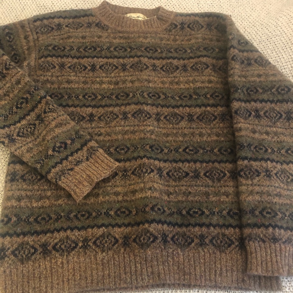 Brown Fair Isle Sweater